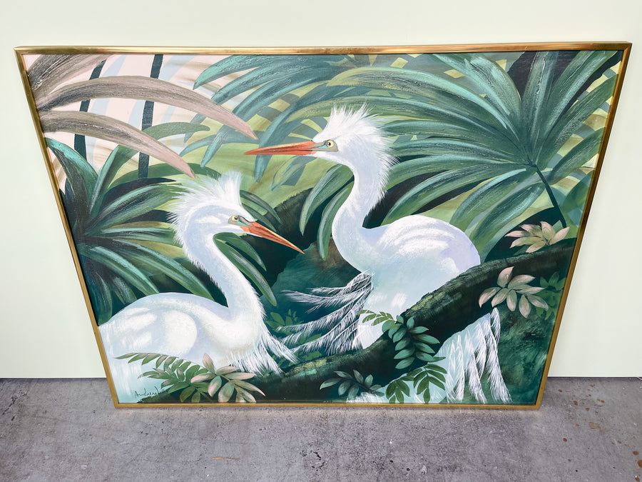 Pair of Herons Original Art