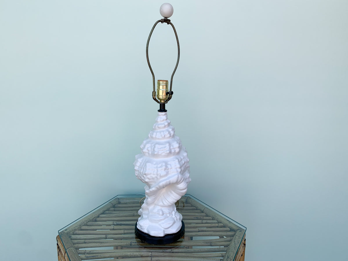 Palm Beach Conch Shell Lamp
