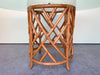 Ficks Reed Chippendale Rattan Table
