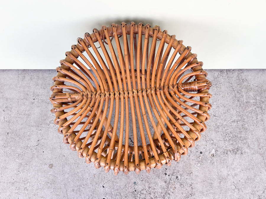 Albini Style Rattan Side Table