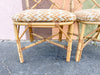 Pair of Rattan Chippendale Side Chairs