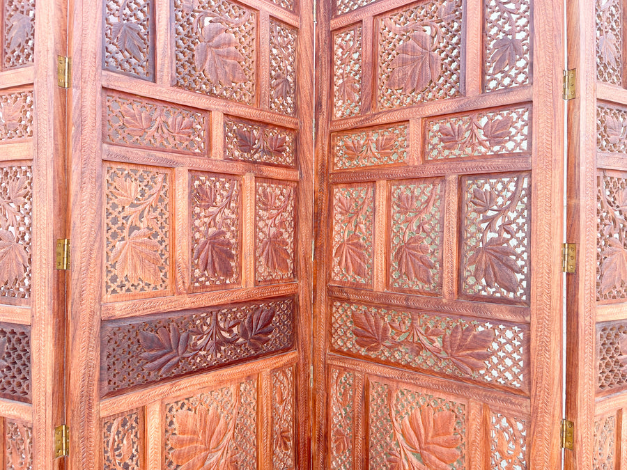 Moroccan Chic Four Panel Screen
