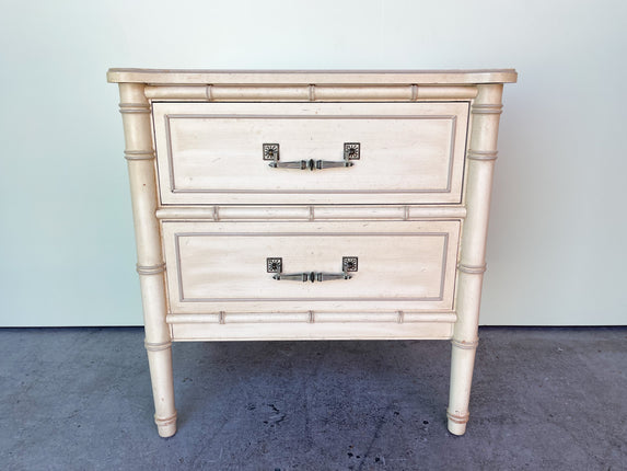 Palm Beach Faux Bamboo Nightstands