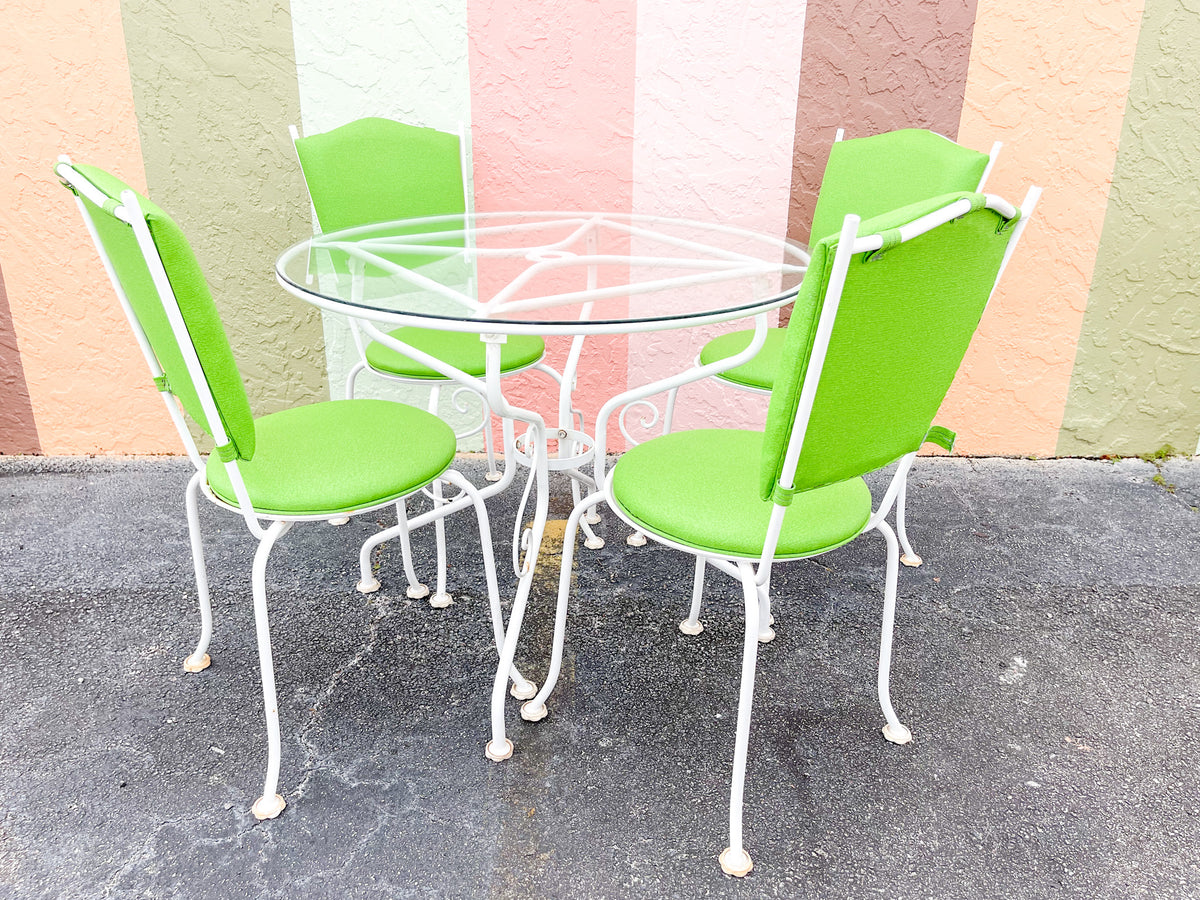Palm Beach Chic Metal Outdoor Set