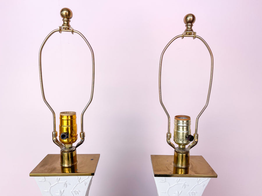 Pair of Palm Beach Chinoiserie Lamps