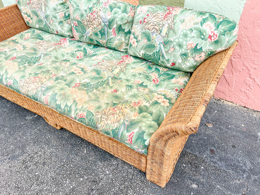 Island Chic Wicker Sofa