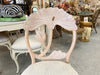 Set of Six Italian Frond Back Dining Chairs