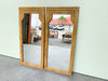 Pair of Faux Bamboo Mirrors