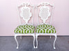 Pair of Palm Beachy Wrought Iron Chairs