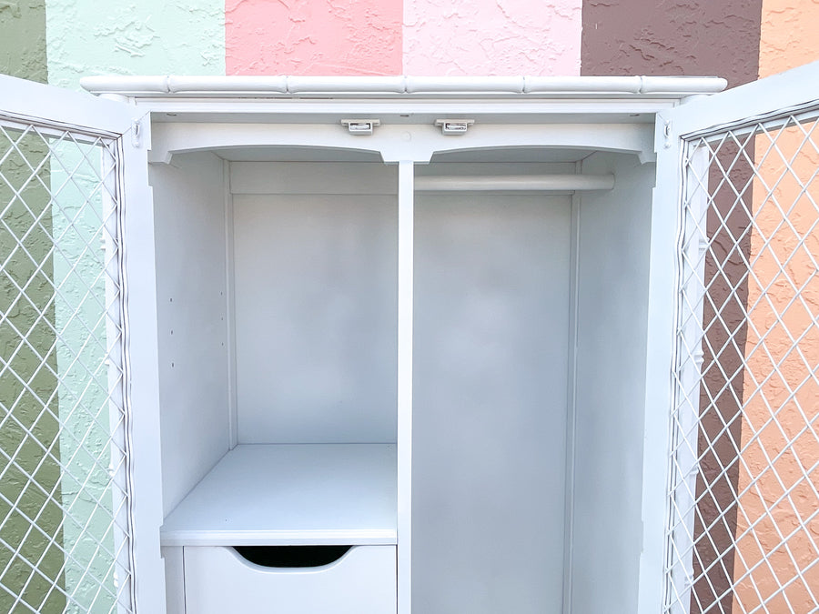 Palm Beach Faux Bamboo Wardrobe