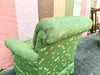 Pair of Green Butterfly Upholstered Chairs