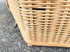 Pair of Braided Rattan Hex Chairs
