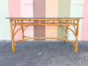 Italian Rattan Dining Table