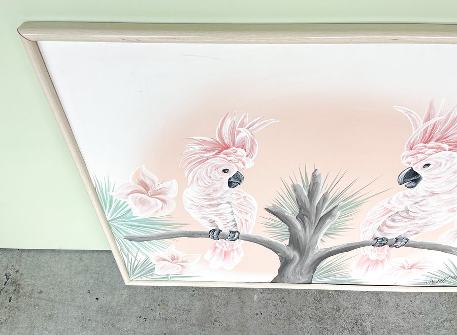 Pair of Pink Cockatoos Art