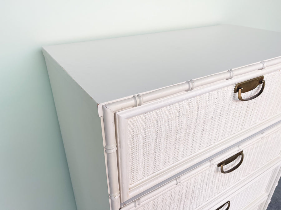 Palm Beach Chic Faux Bamboo Chest