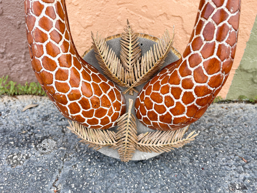 Pair of Safari Chic Giraffe Sconces