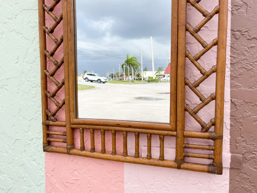 Warehouse Wednesday Sale: Ficks Reed Rattan Mirror