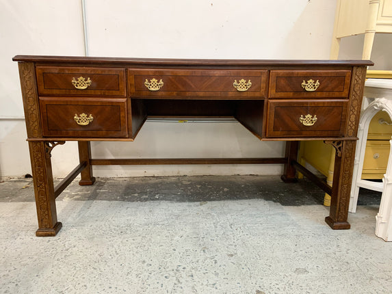 Handsome Chippendale Style Fretwork Desk