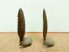 Kips Bay Show House Brass Shell Bookends