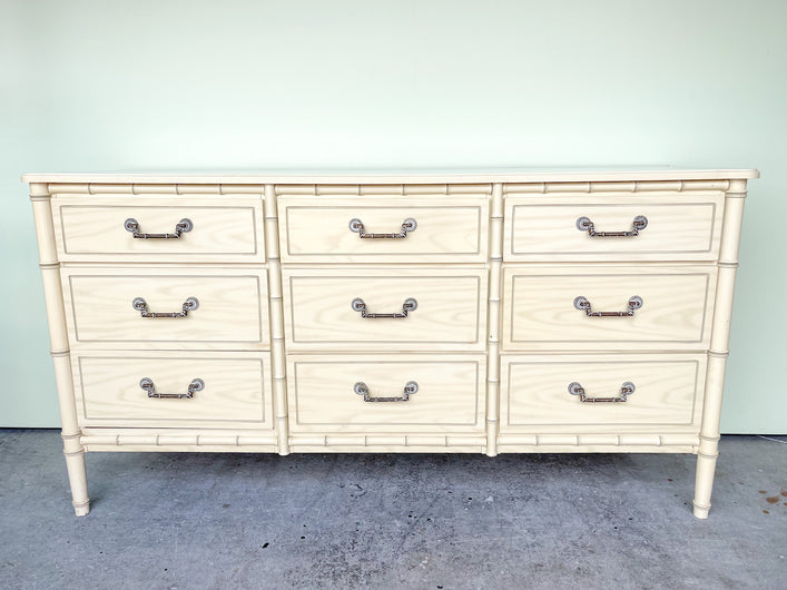 Faux Bamboo Dresser