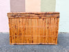 Tortoiseshell Rattan Chest