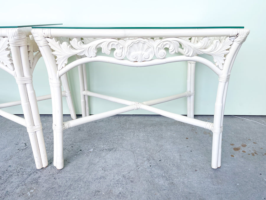 Pair of Shell Side Tables