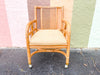 Rattan and Cane Desk Chair