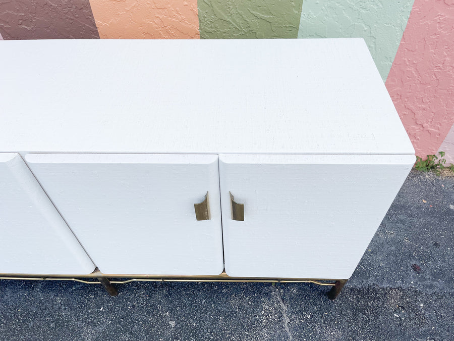 Linen Wrapped Mastercraft Credenza