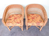 Pair of Bielecky Brothers Braided Rattan Chairs