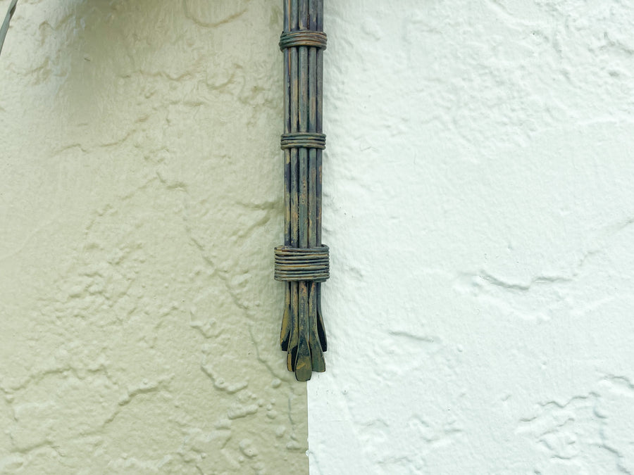 Pair of Tole Palm Tree Wall Art
