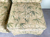 Pair of Bamboo Print Slipper Chairs