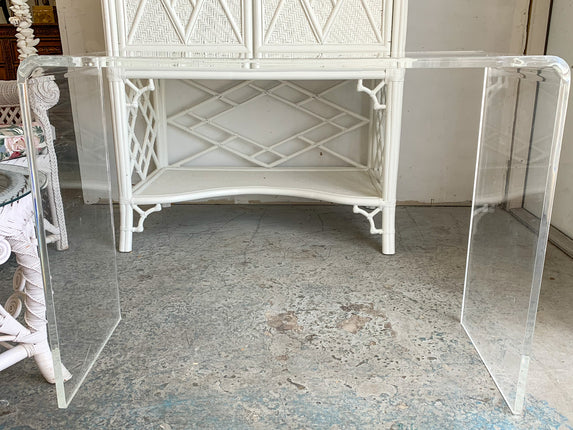 Lucite Console Table