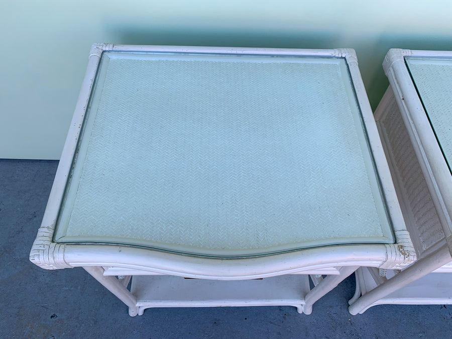 Pair of Palm Tree Nightstands
