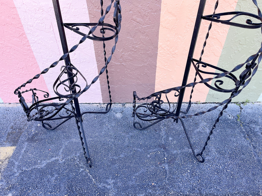 Pair of Whimsical Plant Stands