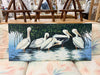 Charming Pelican Signed Painting