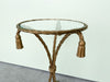 Hollywood Regency Brass Tassel Cocktail Table