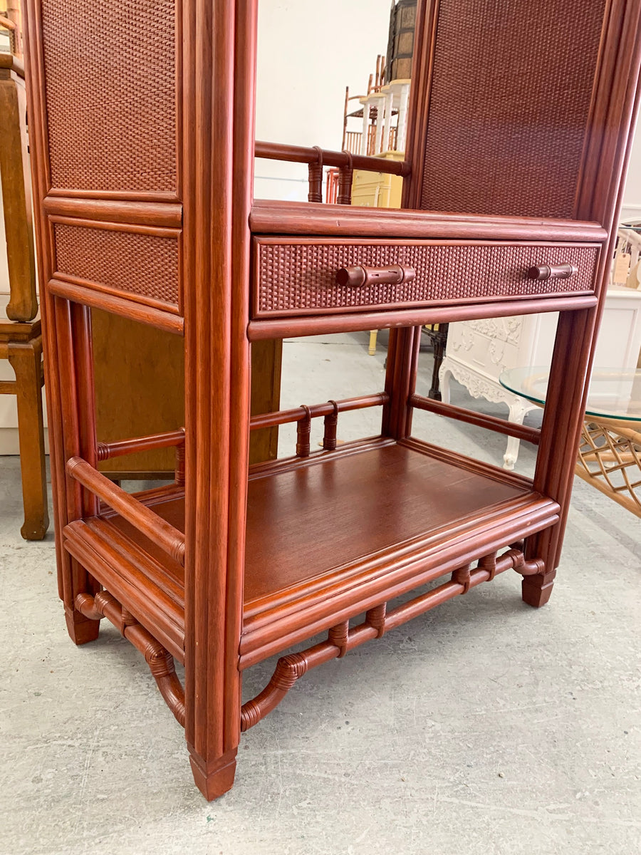 Ficks Reed Rattan Etagere