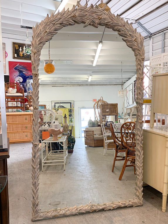 Huge Italian Leaf and Berry Mirror