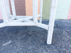 McGuire Style Painted Rattan Dining Table