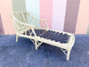 Butter Yellow Ficks Reed Rattan Chaise