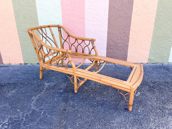 Natural Ficks Reed Rattan Chaise