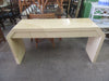 Lacquered Faux Goat Skin Console