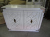 Faux Bamboo Hollywood Regency Cabinet