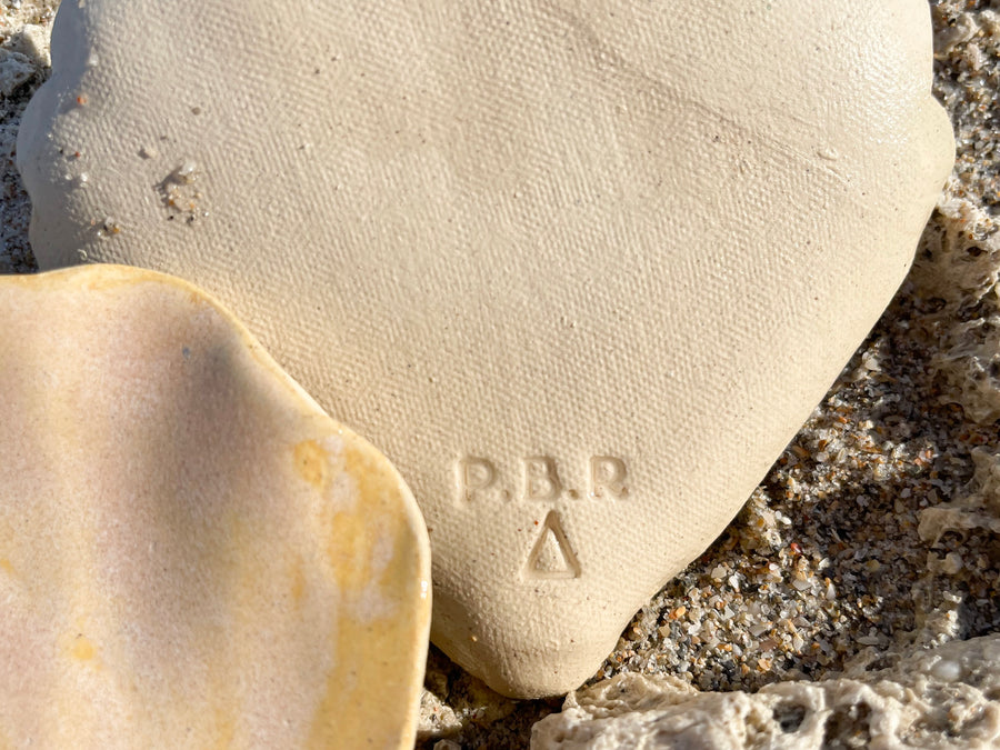 Avenue Pottery x PBR Shellegance Trinket Dish (White)