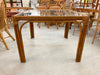 Island Style Rattan Game Table and Four Chairs