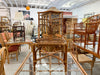 Island Style Rattan Game Table and Four Chairs