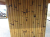 1970's Double Pedestal Bamboo Table