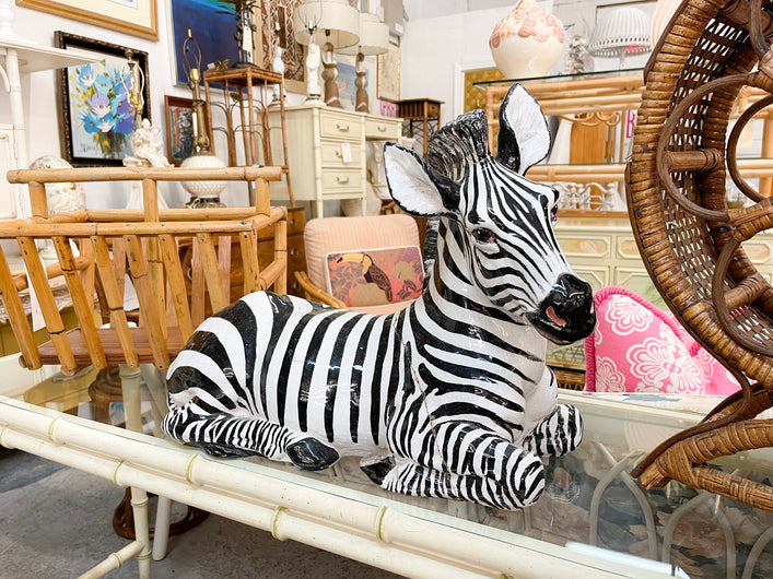 Italian Terracotta Zebra