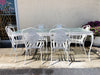 Palm Beach Dining Table and Set of Six Chairs