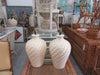 Pair of Harris 1988 Twisted Ceramic Lamps